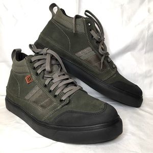 5.11 Tactical Norris Sneakers/boots Men’s Hiking Puncture Resistant Green Size12